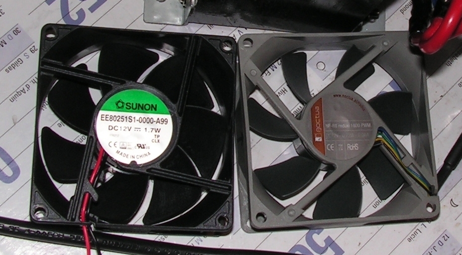 Diamond GSV3000 : Alimentation bruyante au démarrage - Modification de la gestion de la vitesse du ventilateur Gsv3000-ventilateur-remplacement