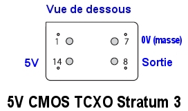 TCXO pour Kenwood : Oscillateur de référence compensé en température à prix intéressant Modele-5V-tcxo-stratum-3