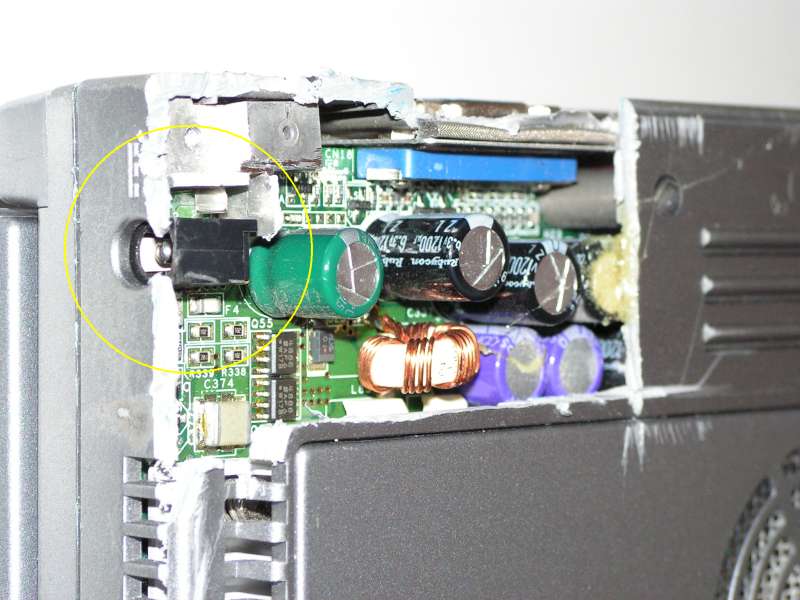 Réparation connecteur de PC portable 2